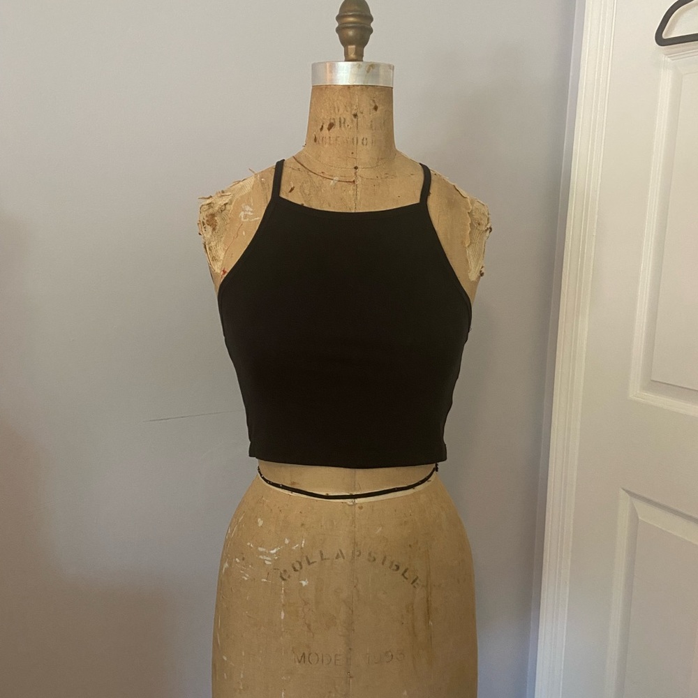 H&M halter crop top, S